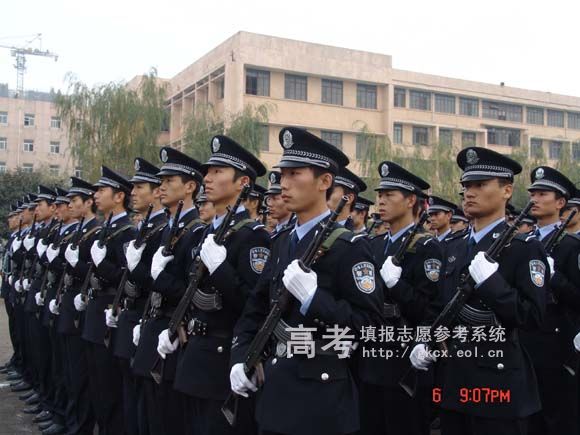 陕西警官职业学院校园一角