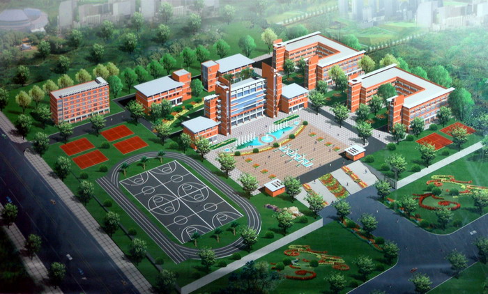 河南省新县宏桥小学校园环境学校规划图